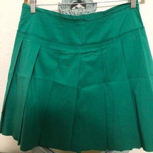 Green BCBG Pleated Skirt